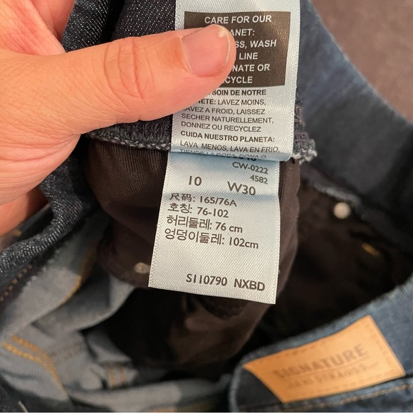 Levi Strauss Size 10 Pull On Super Skinny Jeans - Picture 7 of 7